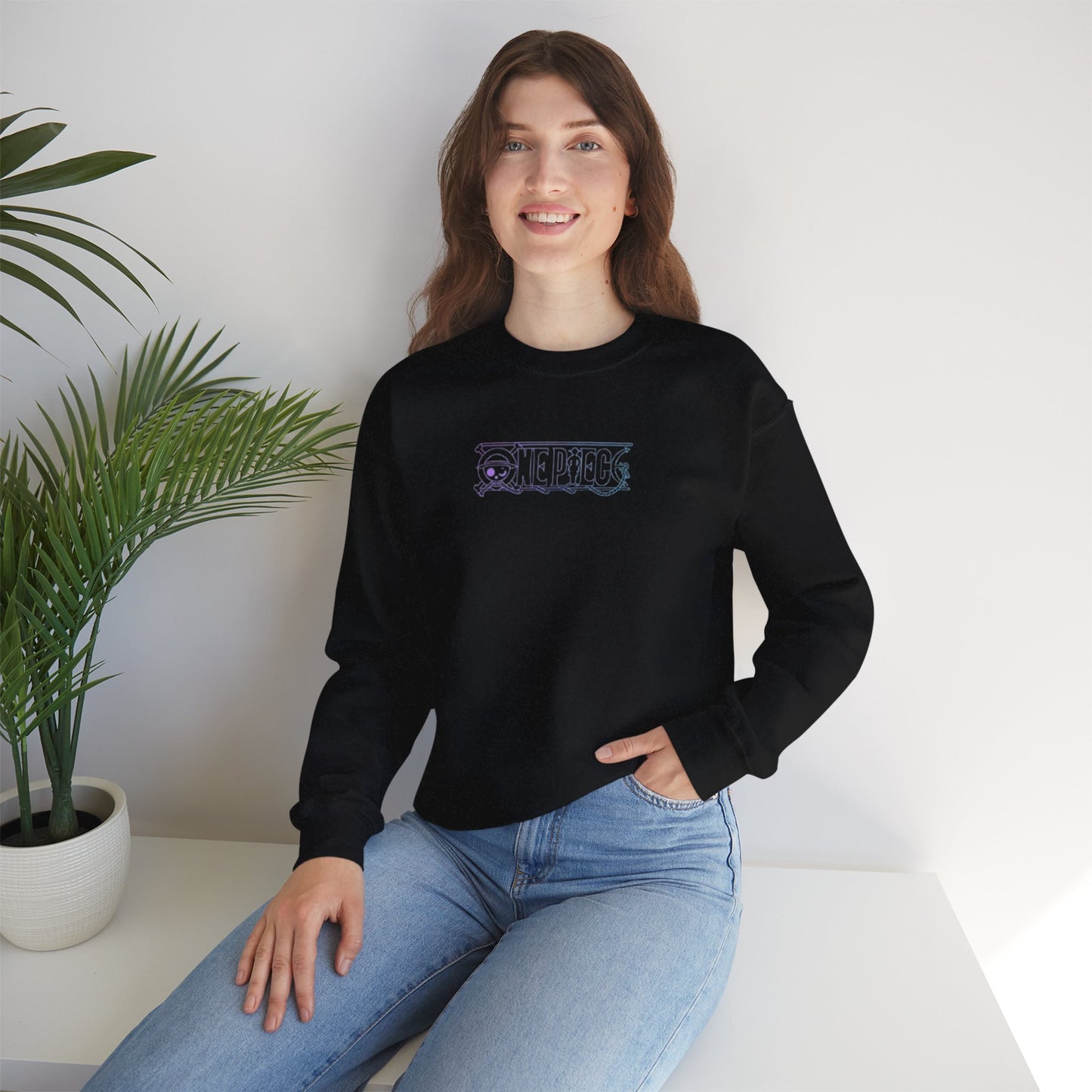 Unisex Heavy Blend™ Crewneck Sweatshirt - One Piece Zoro Design