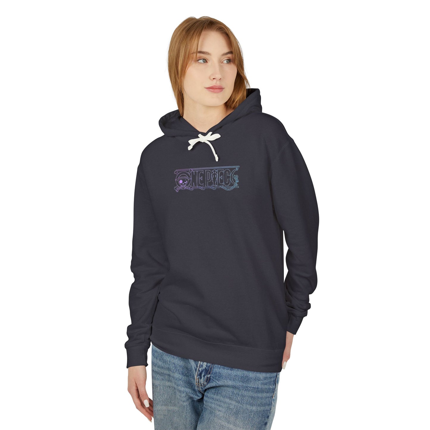 Unisex Lightweight Hooded Sweatshirt - One Piece Zoro Graphic Hoodie for Fans