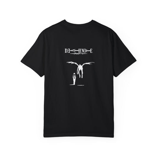 Death Note Unisex Garment-Dyed T-Shirt – Dark Aesthetic Tee for Anime Fans