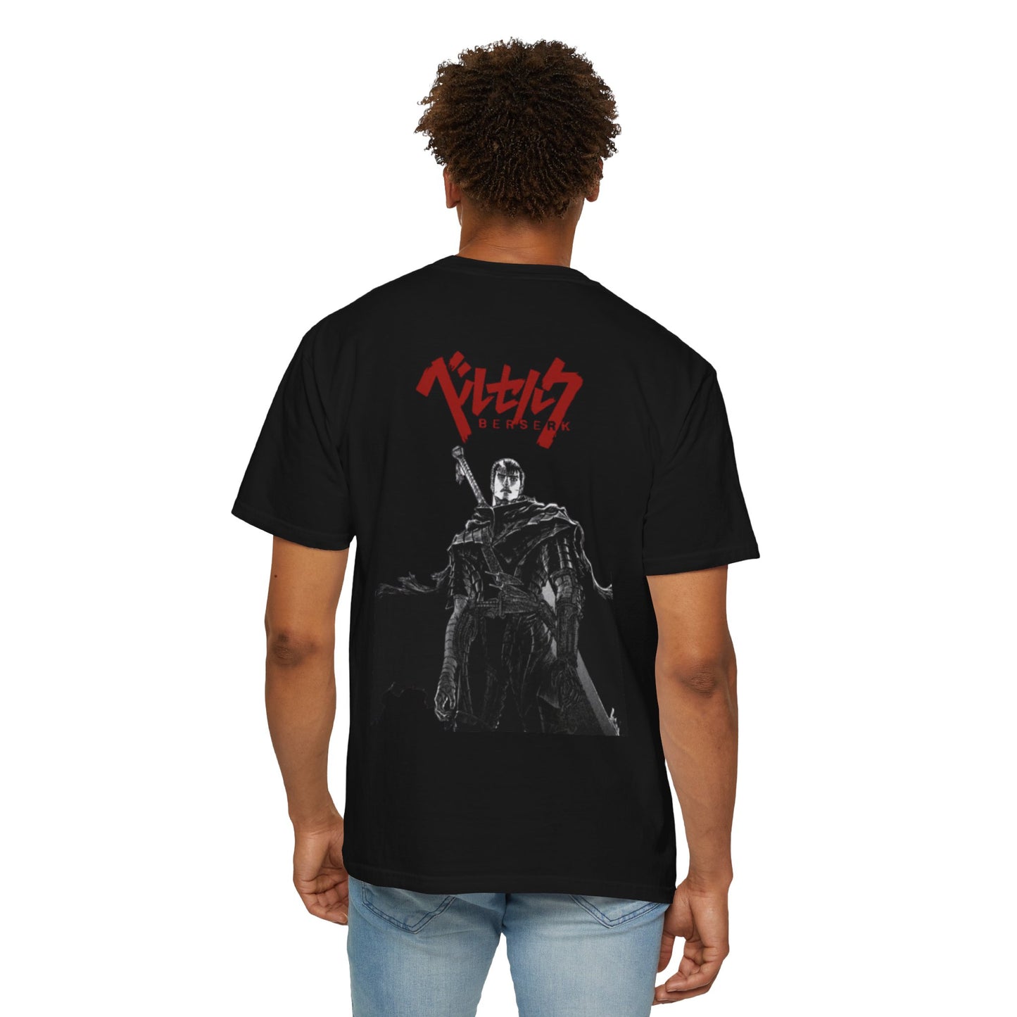 Gothic-Inspired Unisex Garment-Dyed T-Shirt with Unique Graphic Design