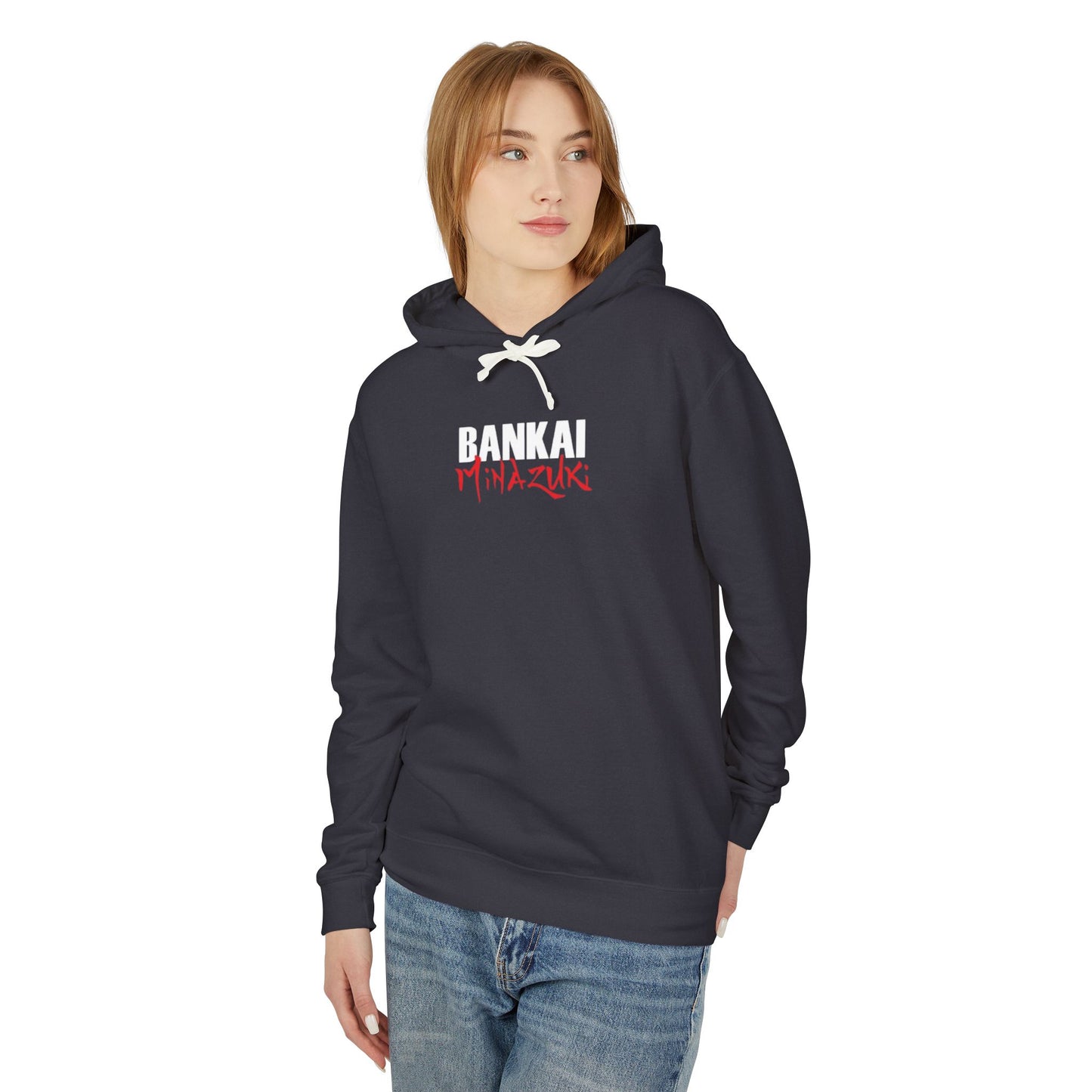 Unisex Lightweight Hooded Sweatshirt - 'BANKAI MINAZUKI' Design