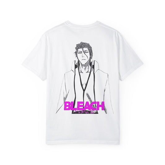 Unisex Garment-Dyed Anime T-Shirt - 'BANKA!' & 'BLEACH' Graphic