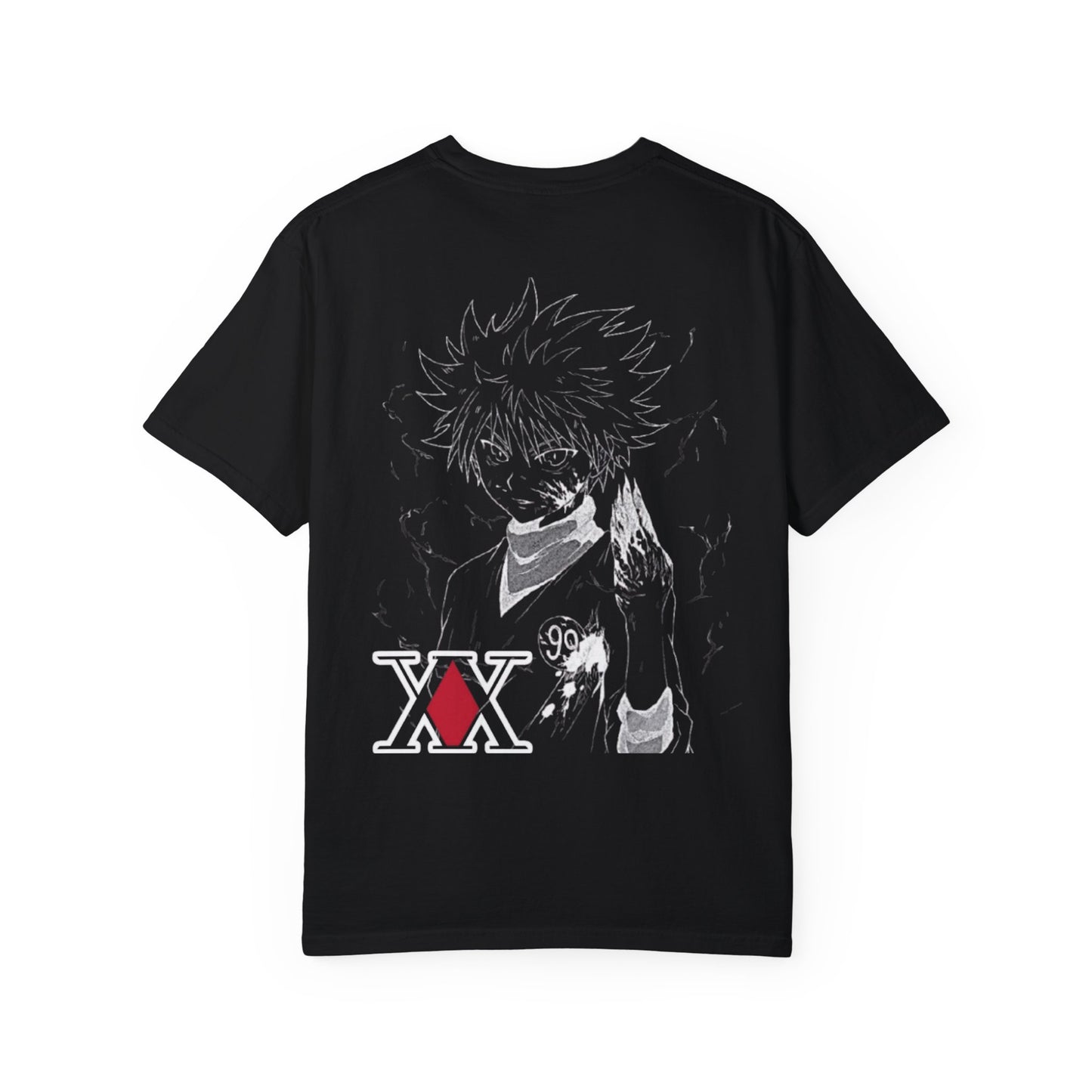 Unisex Garment-Dyed Graphic Tee - Anime Inspired Design with Unique Artwork