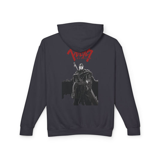 Unisex Lightweight Hooded Sweatshirt - Stylish Gothic Armor Design