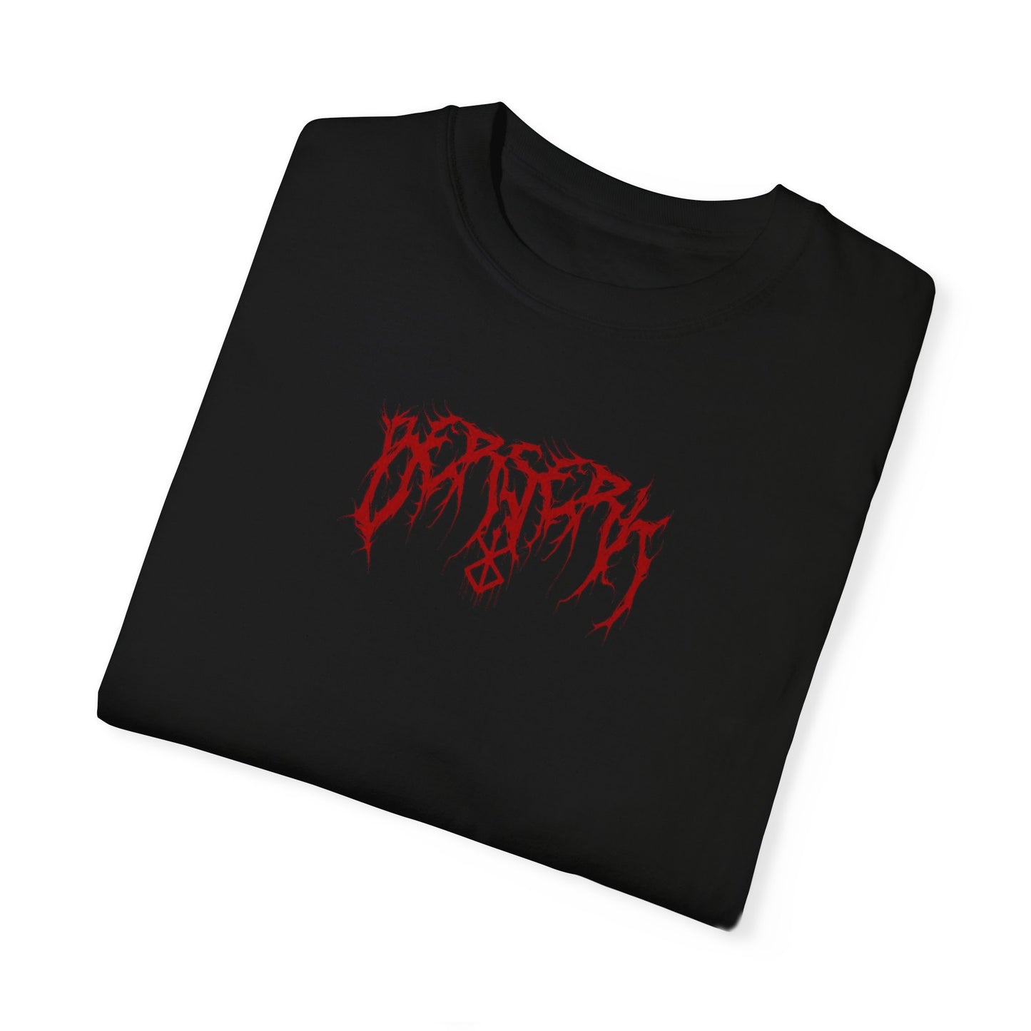 Gothic-Inspired Unisex Garment-Dyed T-Shirt with Unique Graphic Design