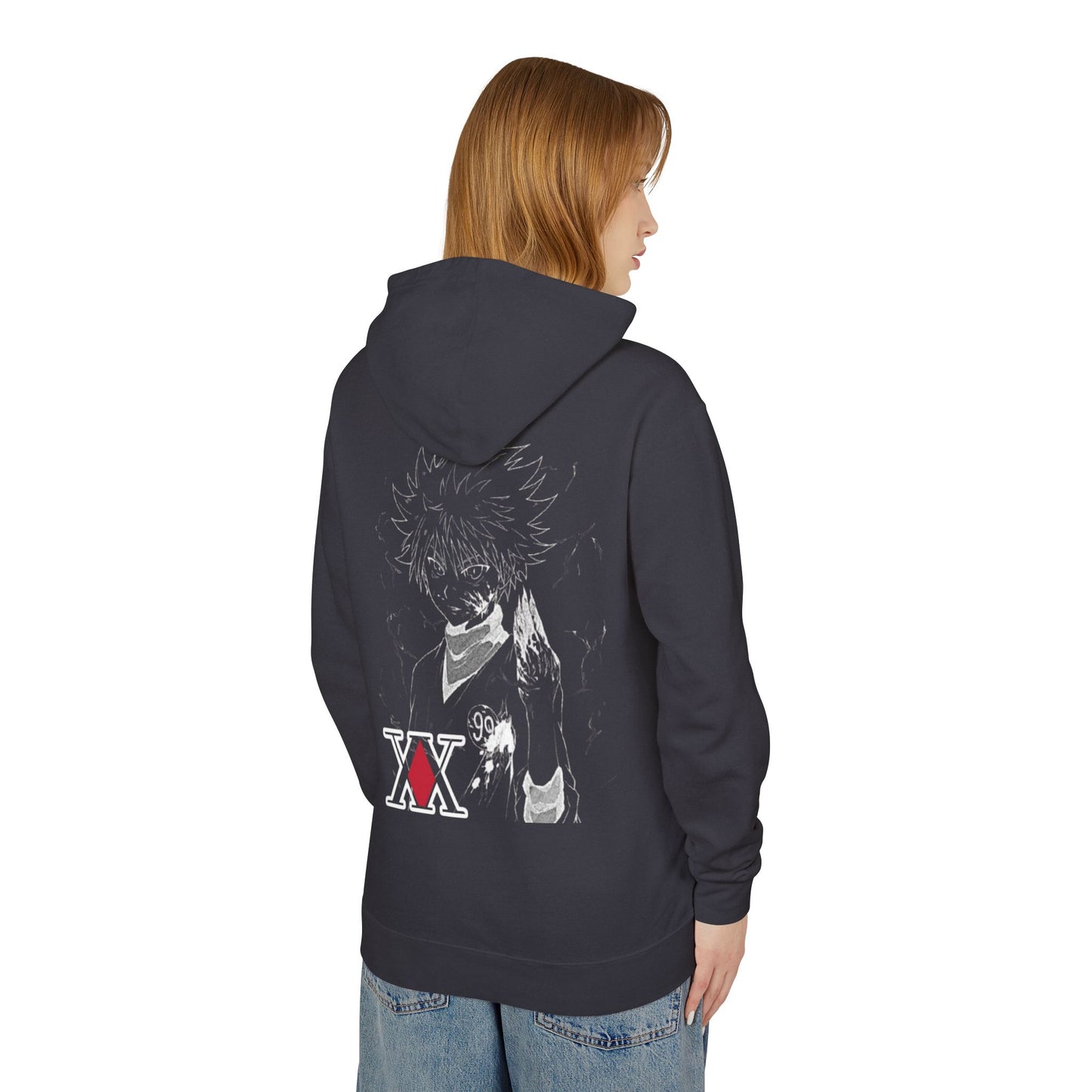 Unisex Lightweight Anime-Inspired Hooded Sweatshirt - Comfortable & Stylish